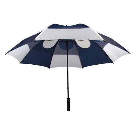 GUSTBUSTER GustBuster 55162NA-WH Pro Series Gold Golf Manual Umbrella; Navy & White - 62 in. 55162NA/WH